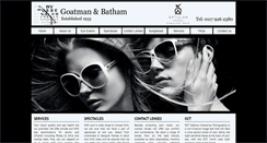 Desktop Screenshot of goatmanandbatham.com